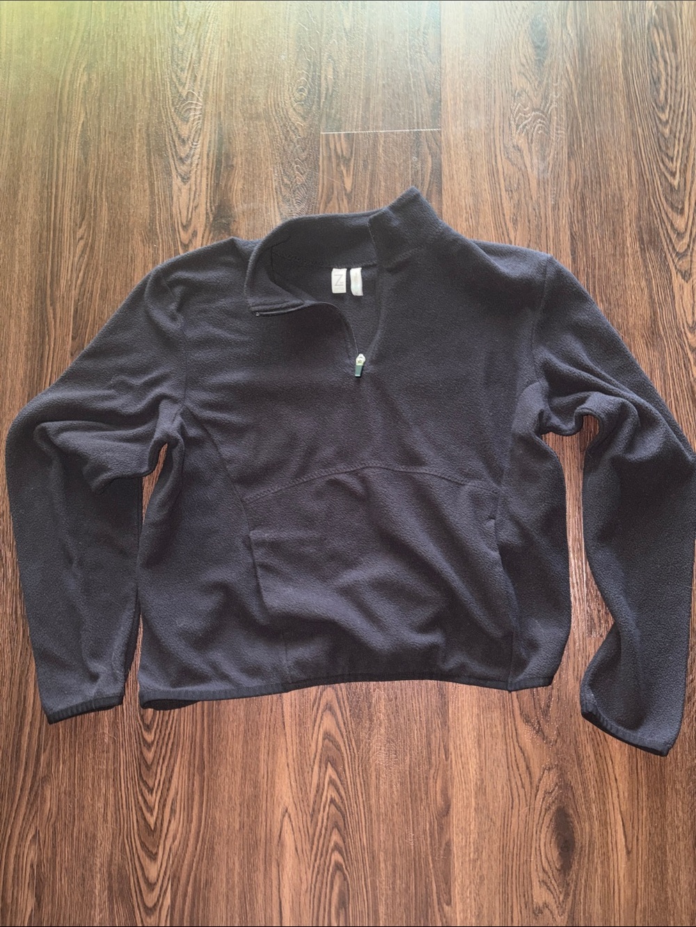 Zella Half-Zip Fleece Pullover Black